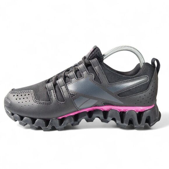 Reebok ZigWild Trail 6 'Black Pink' Performance Running Shoes FX1439 Women's 8 - Picture 6 of 10
